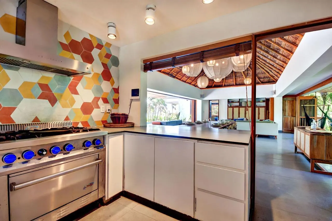 Luxury Beachfront Villa In Sian Kaan Tulum Holiday home